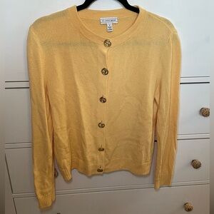 Vintage St. John’s Sport Yellow Button Down Cardigan